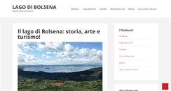 Desktop Screenshot of infobolsena.it